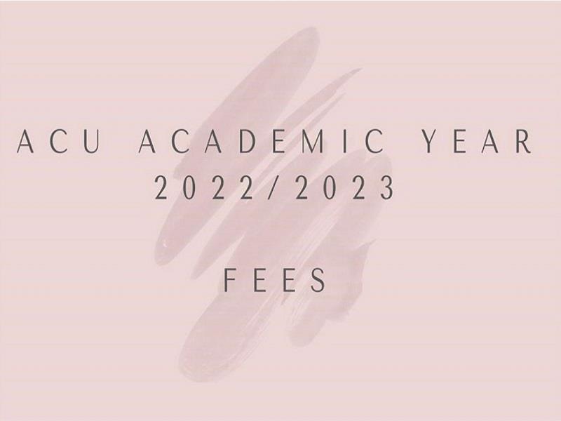 Academic year 2022/2023 fees